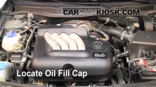 2004 Volkswagen Jetta GL 2.0L 4 Cyl. Sedan Aceite Agregar aceite